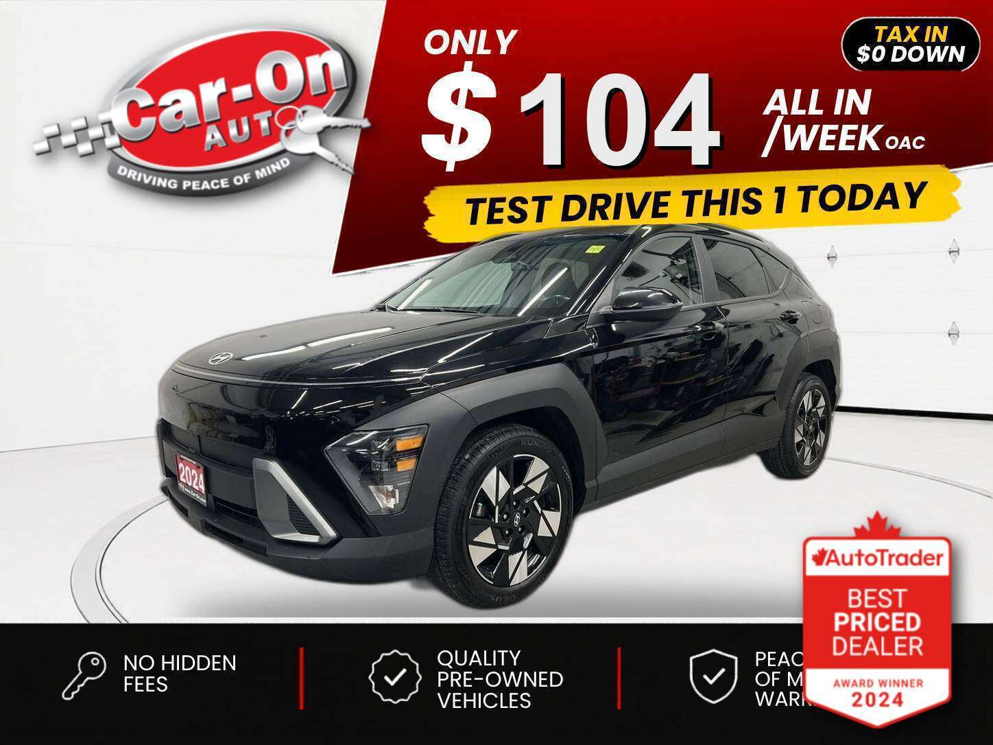 2024 Hyundai Kona $0 DOWN $103/WEEK ALL IN