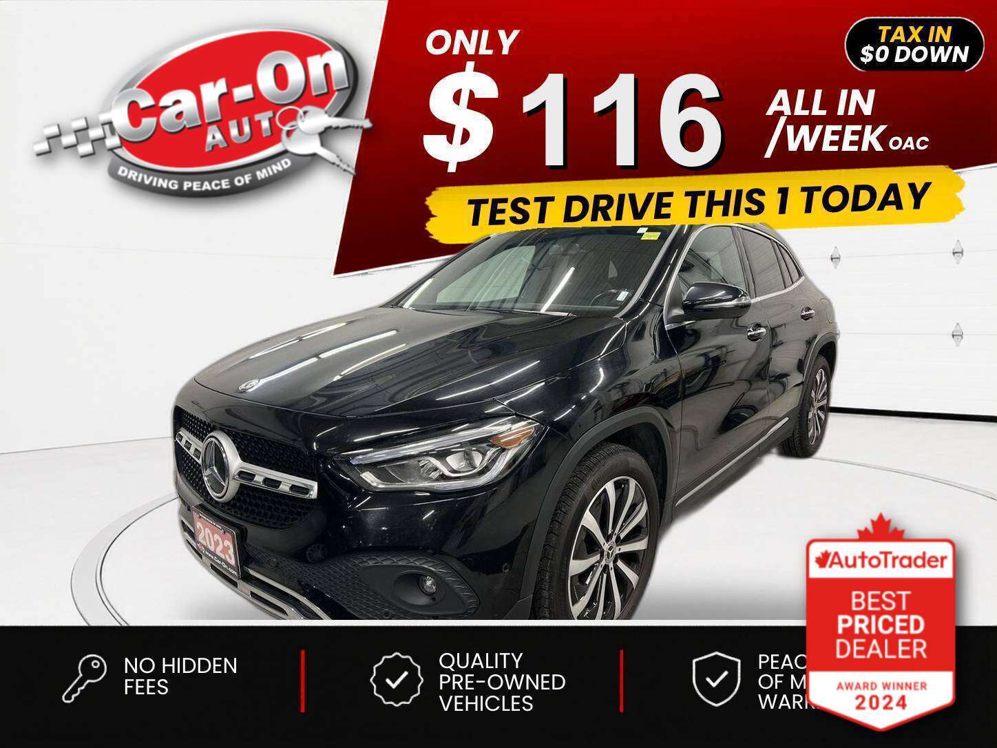 2023 Mercedes-Benz GLA $0 DOWN $116/WEEK ALL IN