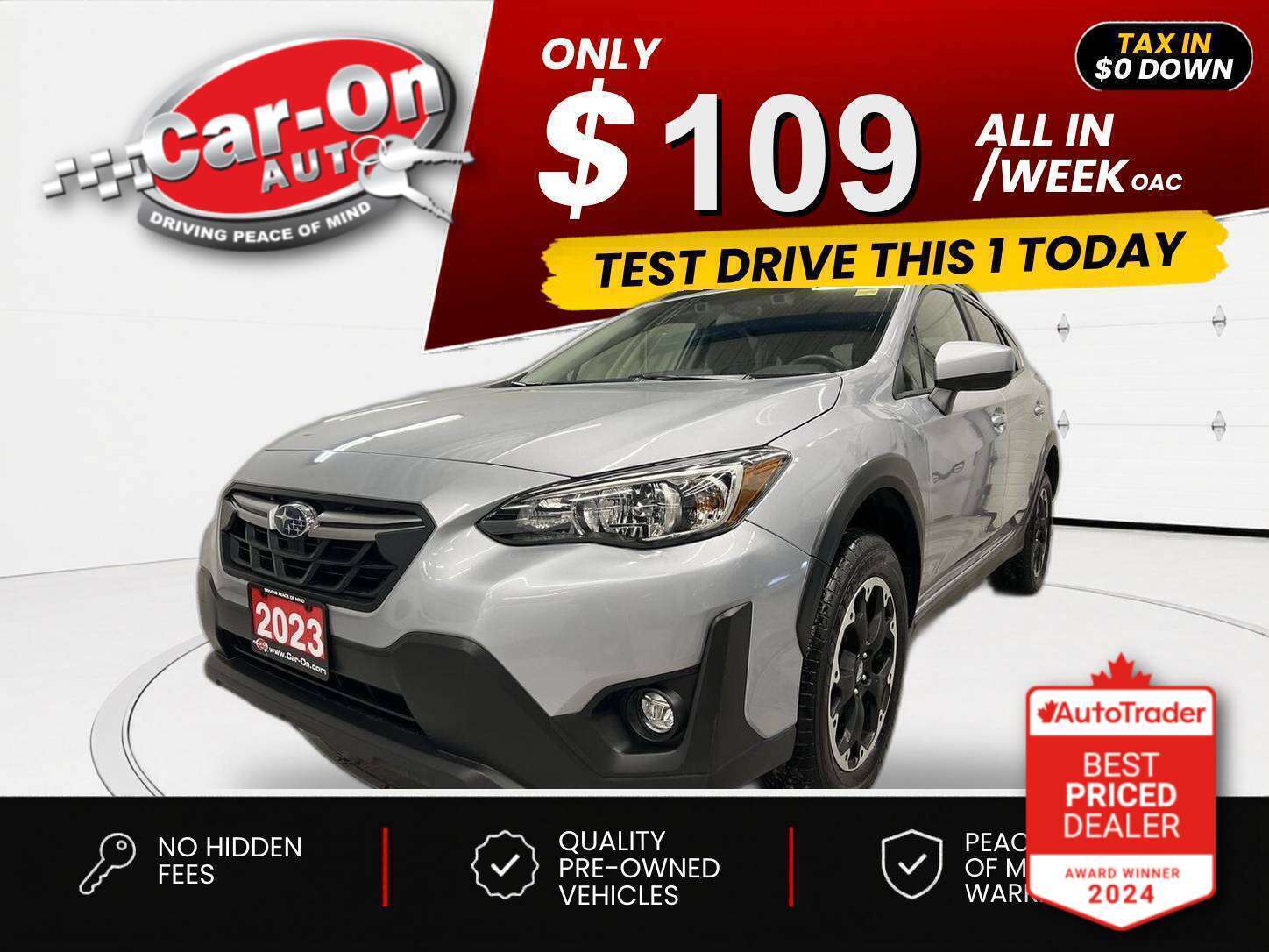 2023 Subaru Crosstrek $0 DOWN $109/WEEK ALL IN