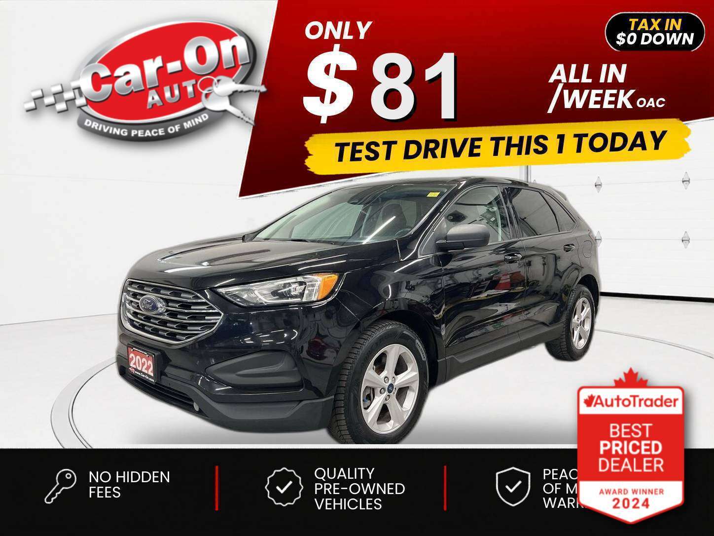 2022 Ford Edge $0 DOWN $81/WEEK ALL IN