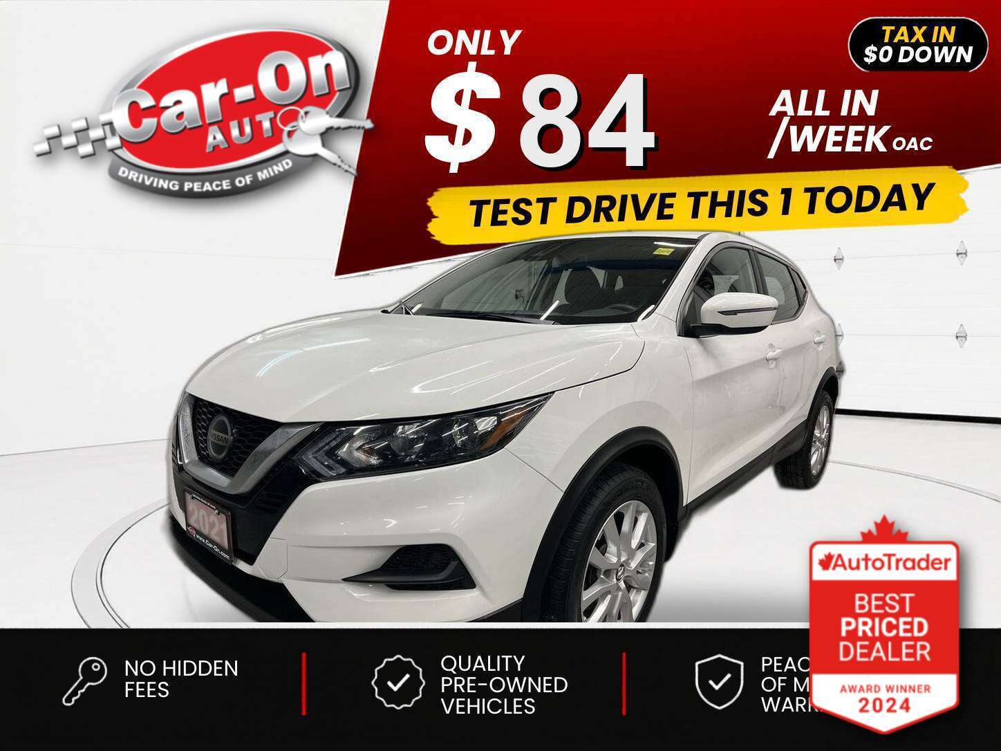 2021 Nissan Qashqai $0 DOWN $84/WEEK ALL IN
