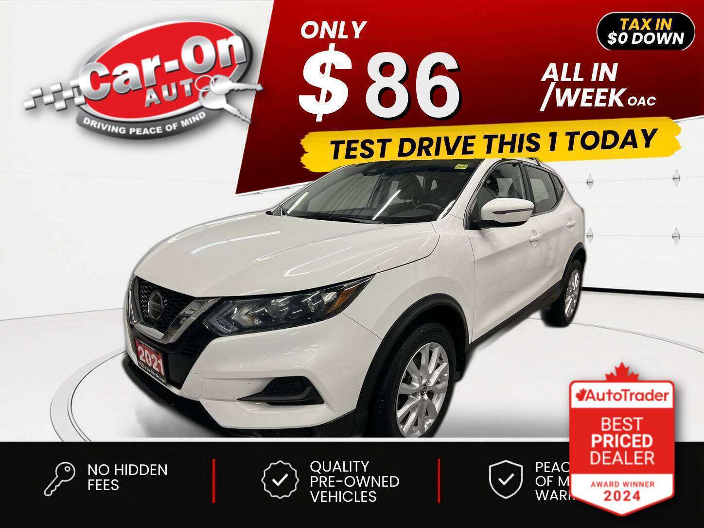 2021 Nissan Qashqai $0 DOWN $87/WEEK ALL IN