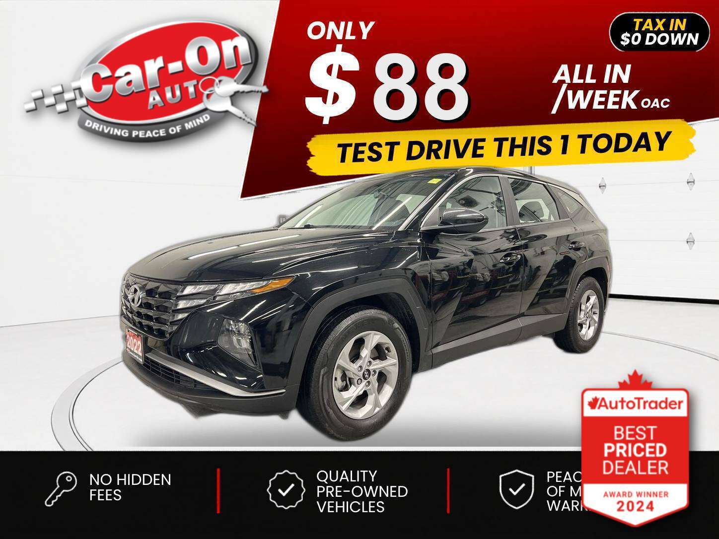2022 Hyundai Tucson $0 DOWN $88/WEEK ALL IN