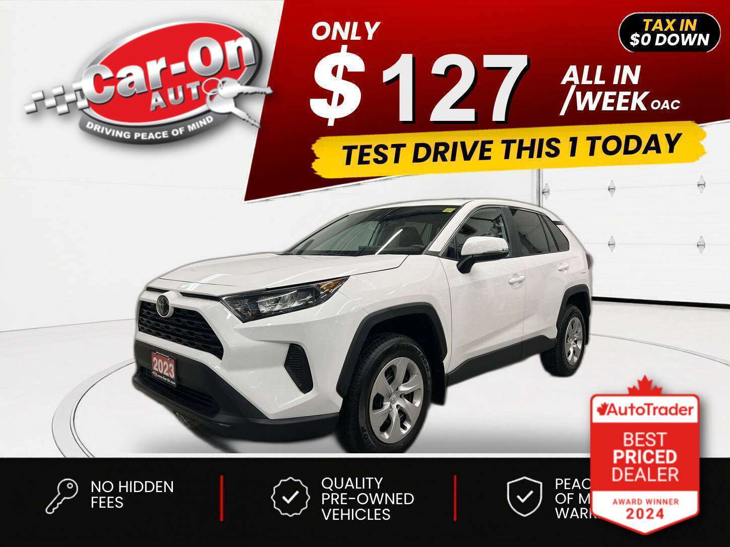 2023 Toyota RAV4 $0 DOWN $123/WEEK ALL IN