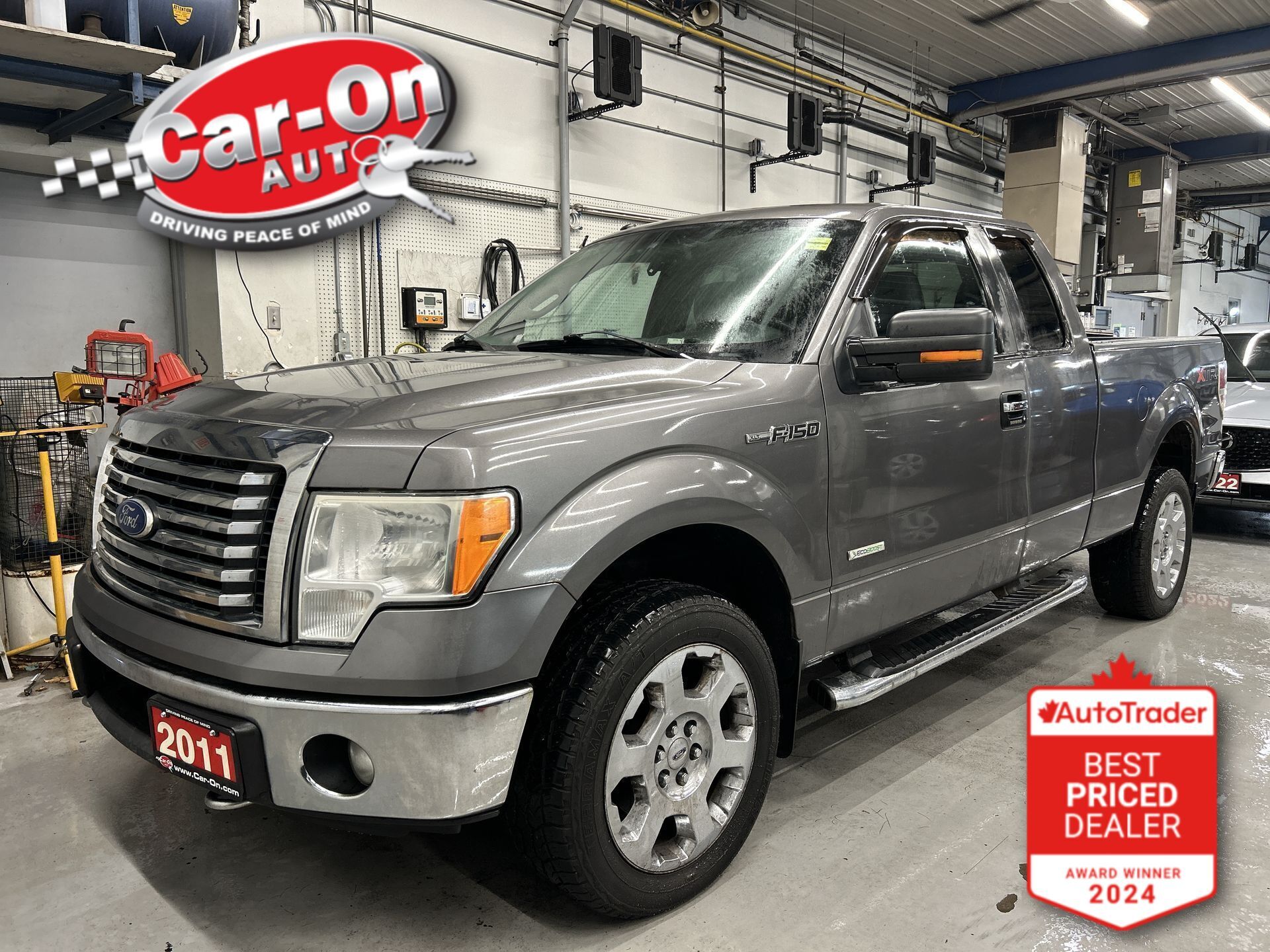 Gray 2011 Ford F-150 Pickup Truck Four-Wheel Drive Automatic