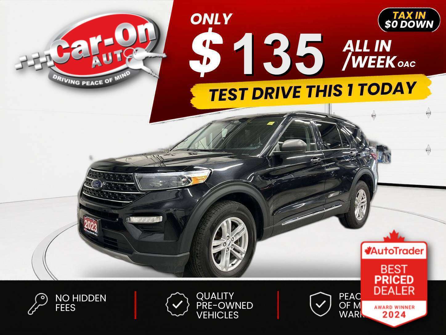 2023 Ford Explorer $0 DOWN $130/WEEK ALL IN