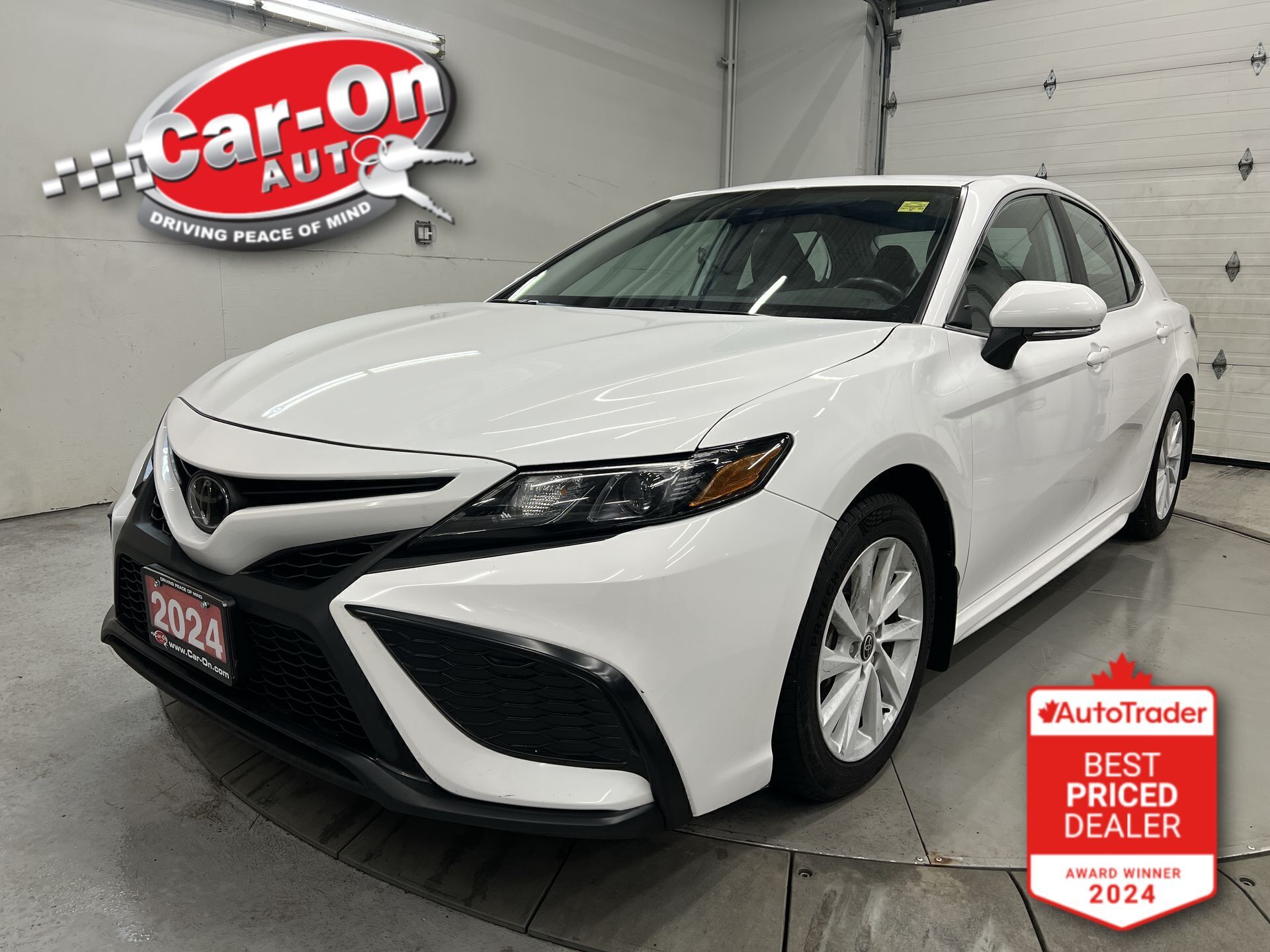 White 2024 Toyota Camry Sedan Front-Wheel Drive Automatic