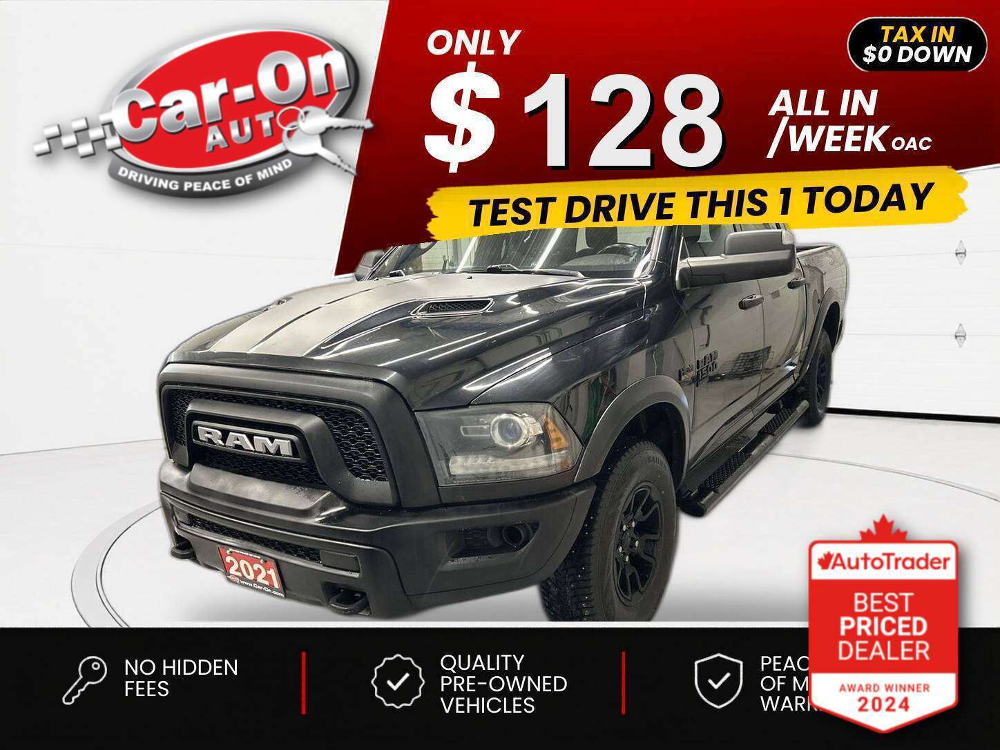2021 RAM 1500 $0 DOWN $125/WEEK ALL IN
