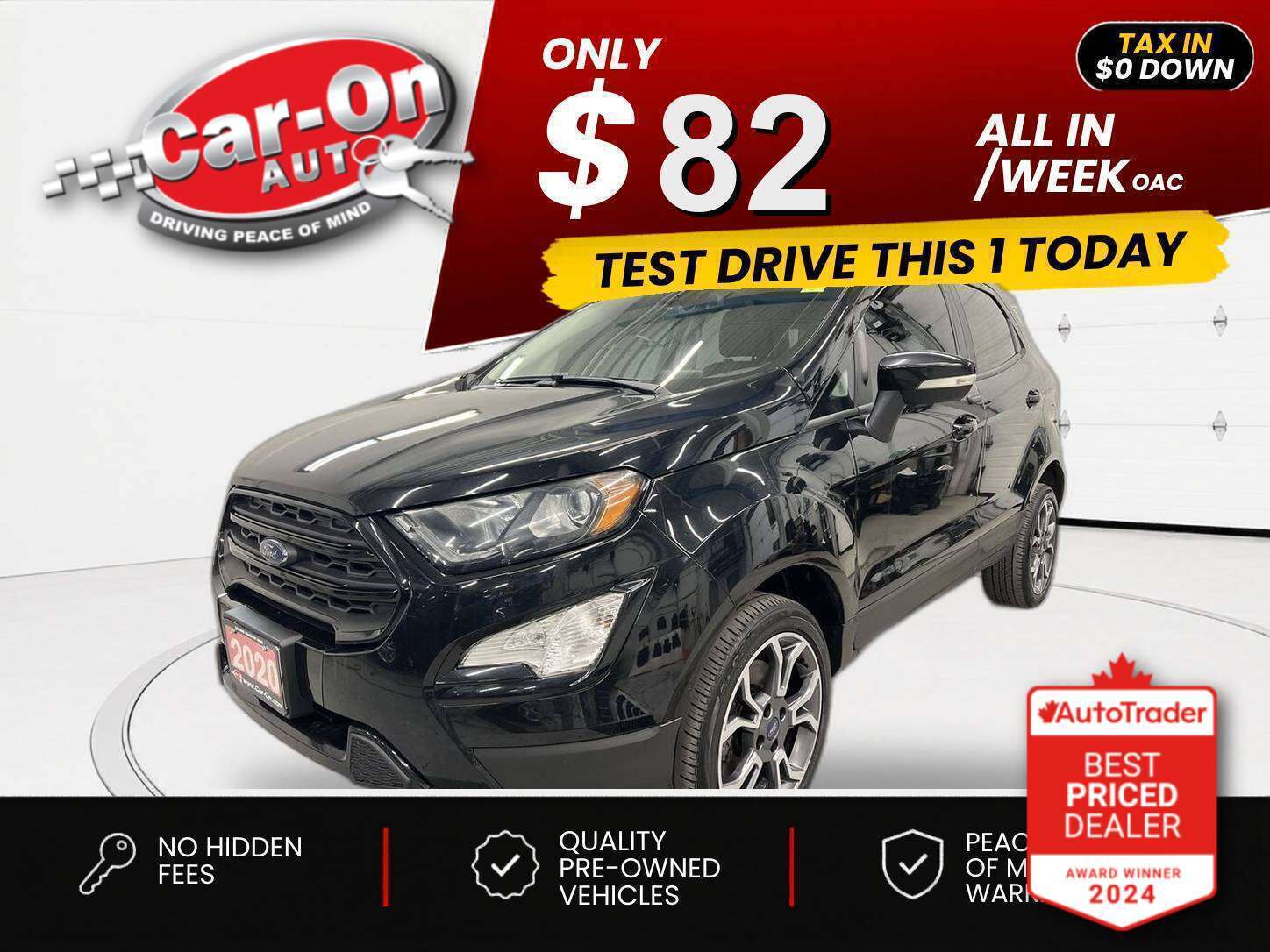 2020 Ford Ecosport $0 DOWN $78/WEEK ALL IN