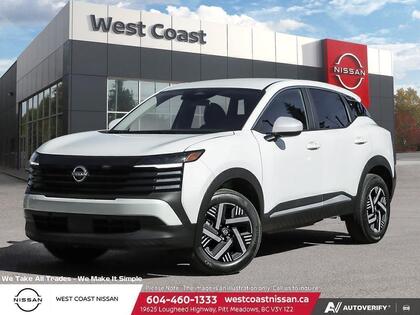 White 2026 Nissan Kicks SV FWD SUV / Crossover Front-Wheel Drive Continuously Variable Transmission