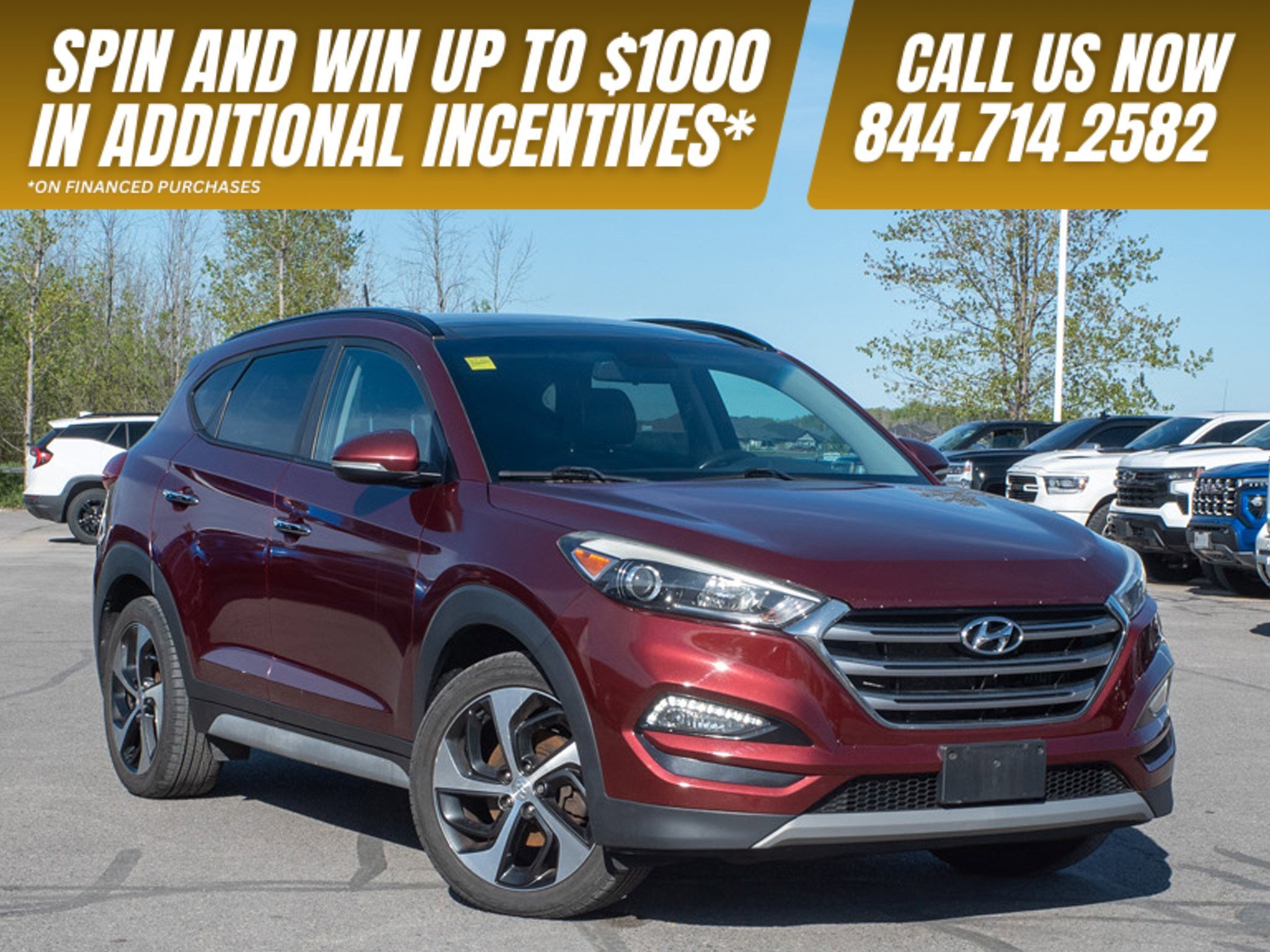 2017 Hyundai Tucson SE - Sun/Moonroof   Adjustable Lumbar
