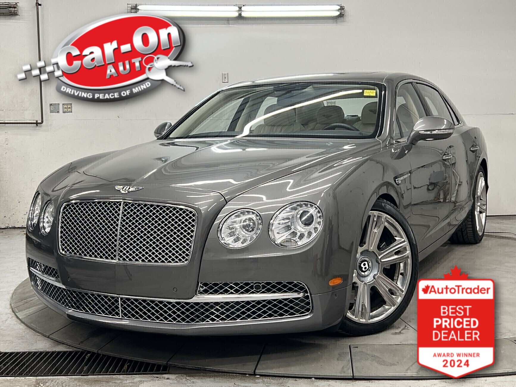 Gray 2015 Bentley Flying Spur Sedan All-Wheel Drive Automatic