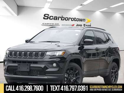 Black 2025 Jeep Compass Altitude 4WD SUV / Crossover 8-Speed Automatic