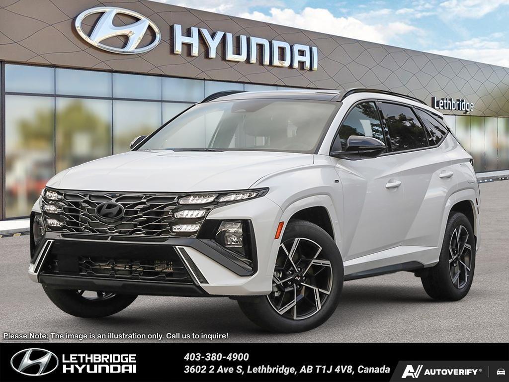 White 2026 Hyundai Tucson Hybrid 6-Speed Automatic