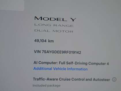 used 2024 Tesla Model Y car, priced at $54,900