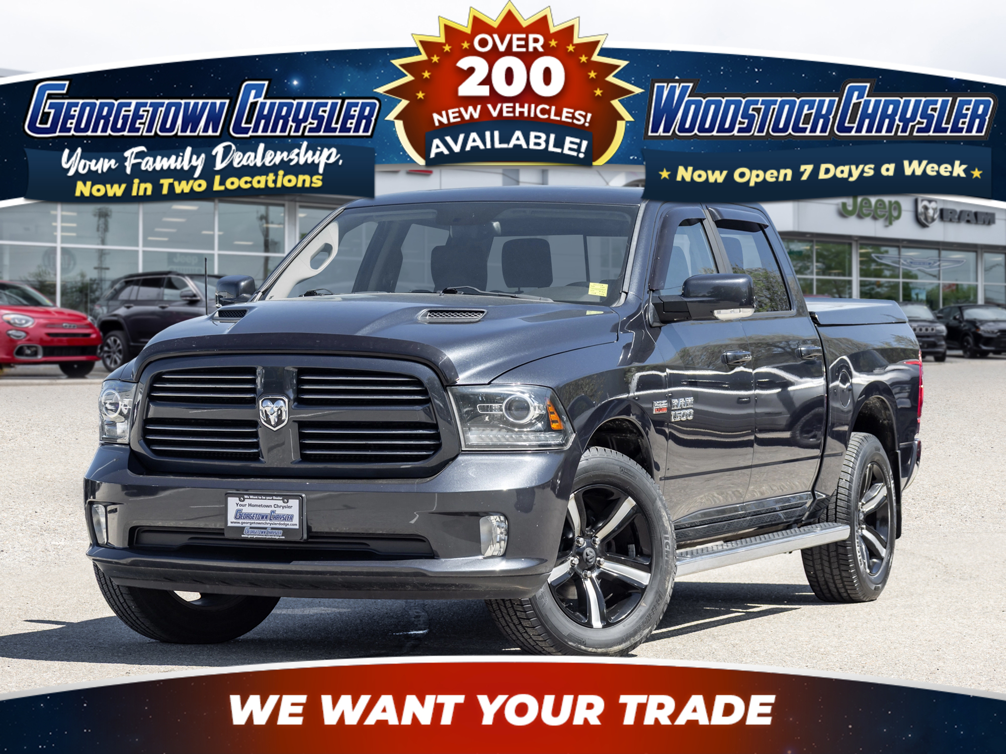 2016 RAM 1500 Sport Crew Cab 4WD