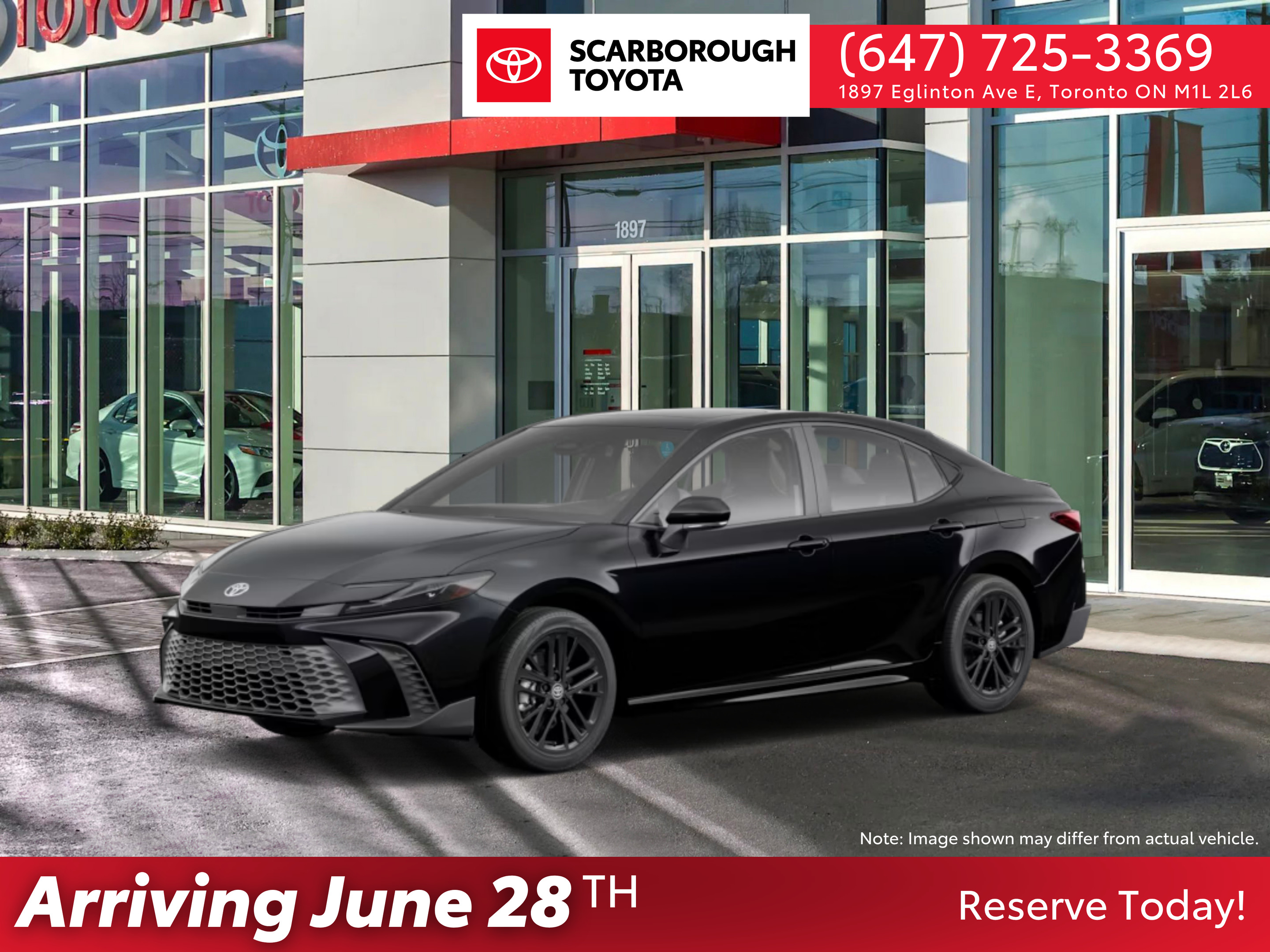 Black 2026 Toyota Camry Sedan Continuously Variable Transmission