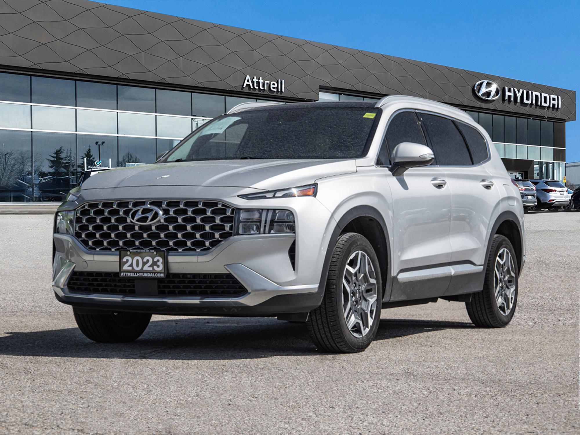 Silver 2023 Hyundai Santa Fe Hybrid Luxury AWD SUV / Crossover 6-Speed Automatic