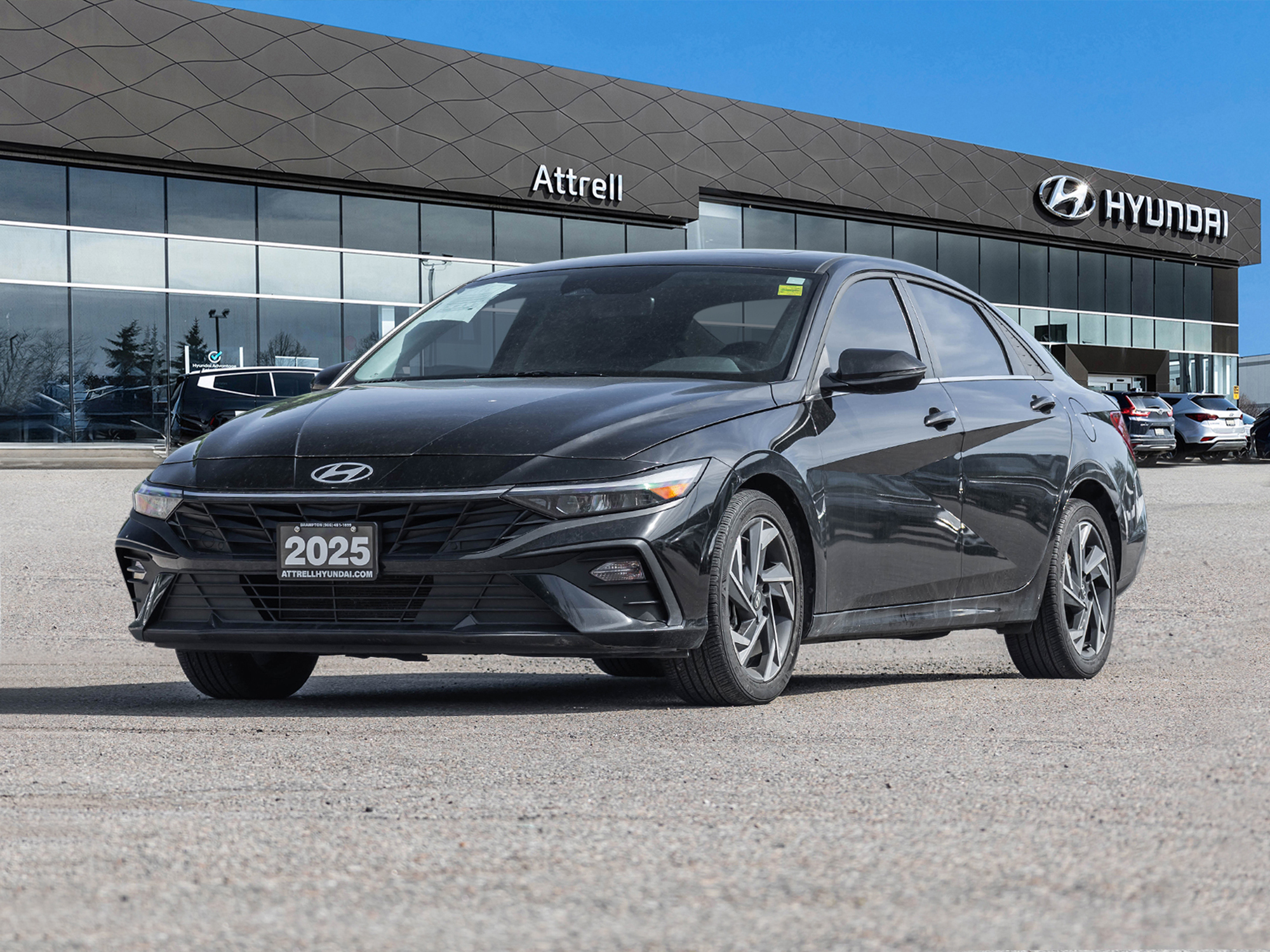 Black 2025 Hyundai Elantra Preferred FWD Sedan Continuously Variable Transmission