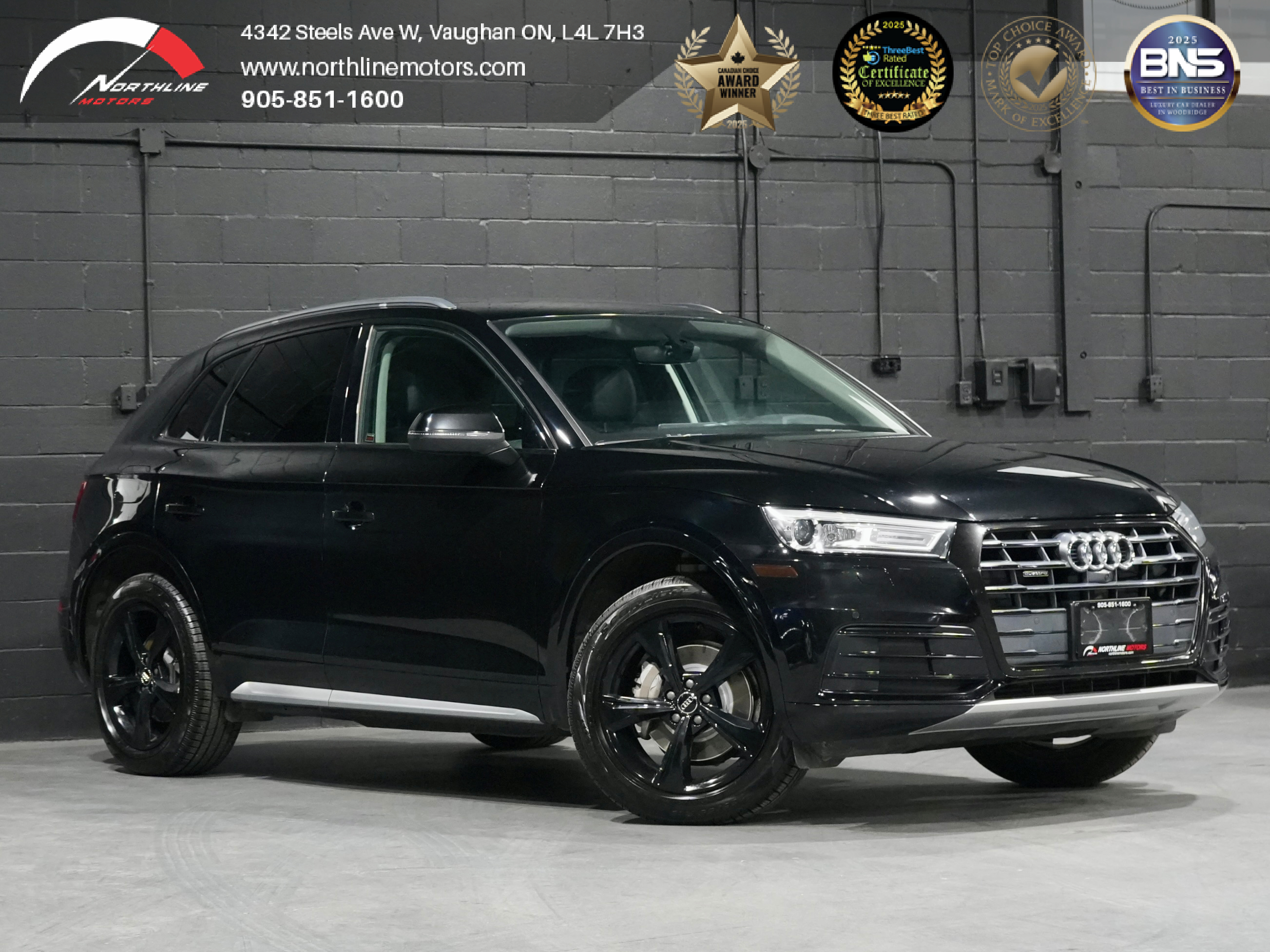 Black 2019 Audi Q5 quattro Progressiv 45 TFSI SUV / Crossover 7-Speed Automatic