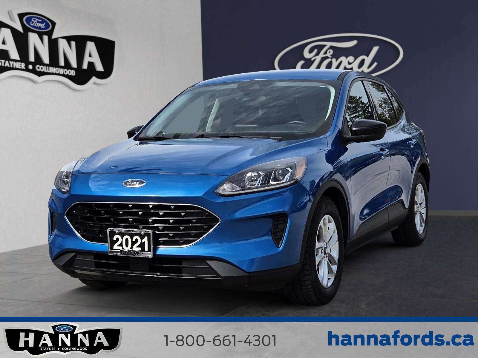 Blue 2021 Ford Escape SE FWD SUV / Crossover Front-Wheel Drive 8-Speed Automatic