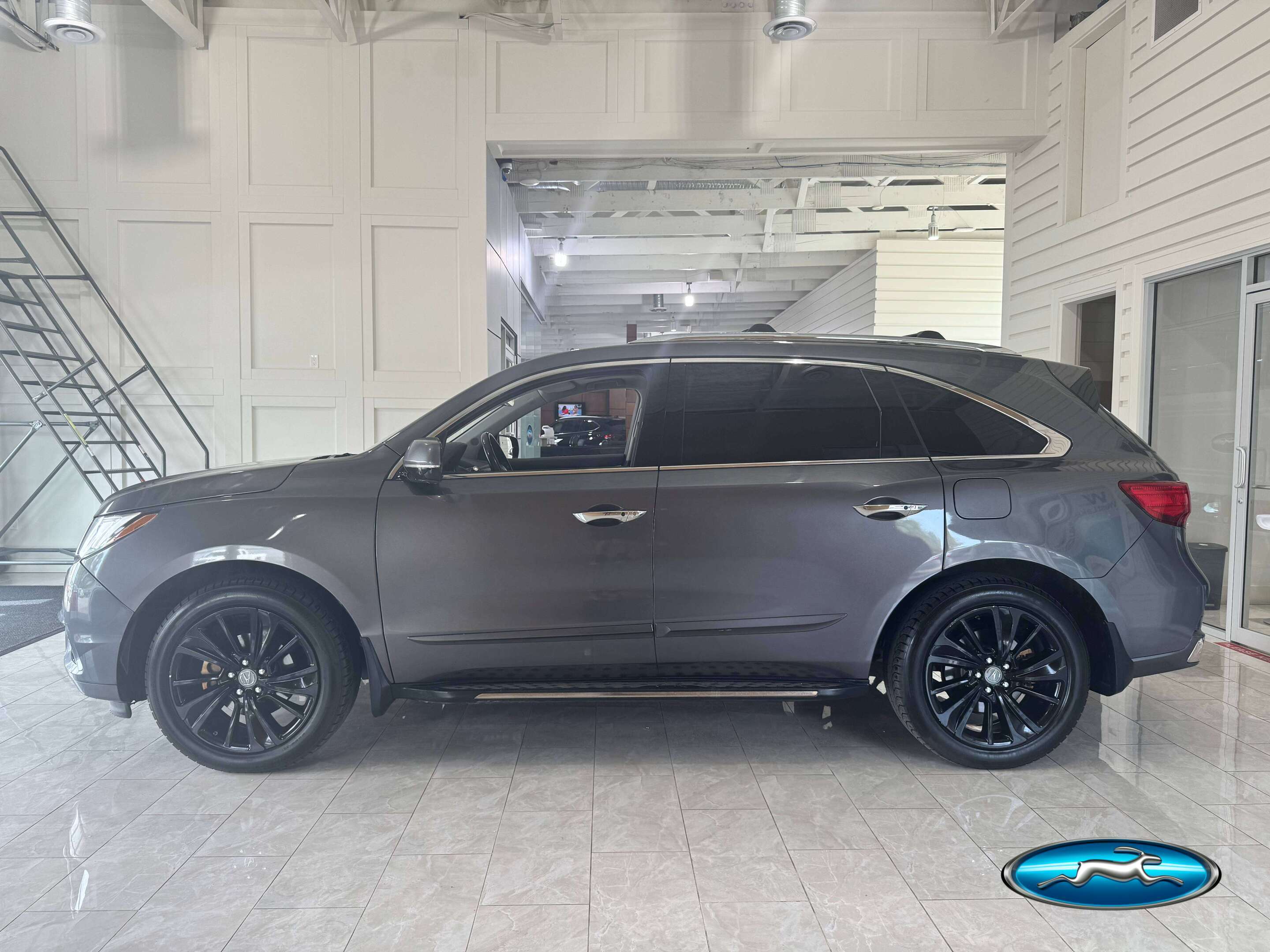 Gray 2017 Acura MDX SH-AWD with Elite Package SUV / Crossover 9-Speed Automatic
