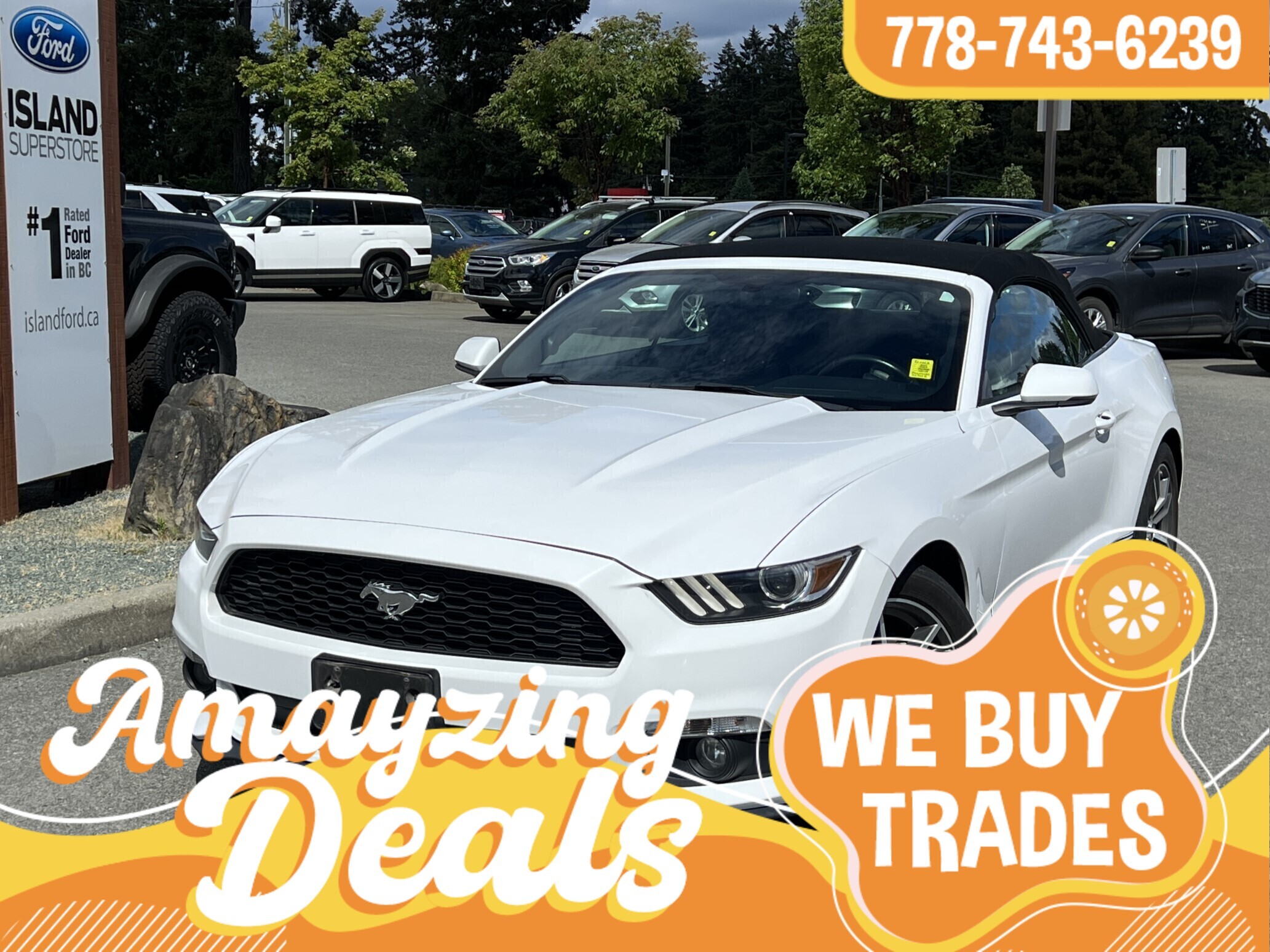 2015 Ford Mustang EcoBoost Premium Convertible RWD