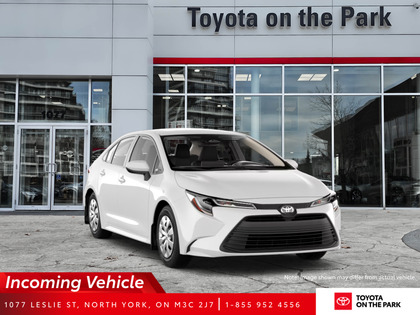 White 2026 Toyota Corolla Sedan Continuously Variable Transmission