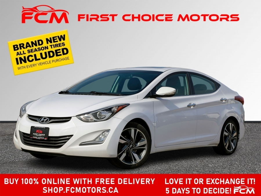 2016 Hyundai Elantra LIMITED ~AUTOMATIC, FULLY CERTIFIED WITH WARRANTY!