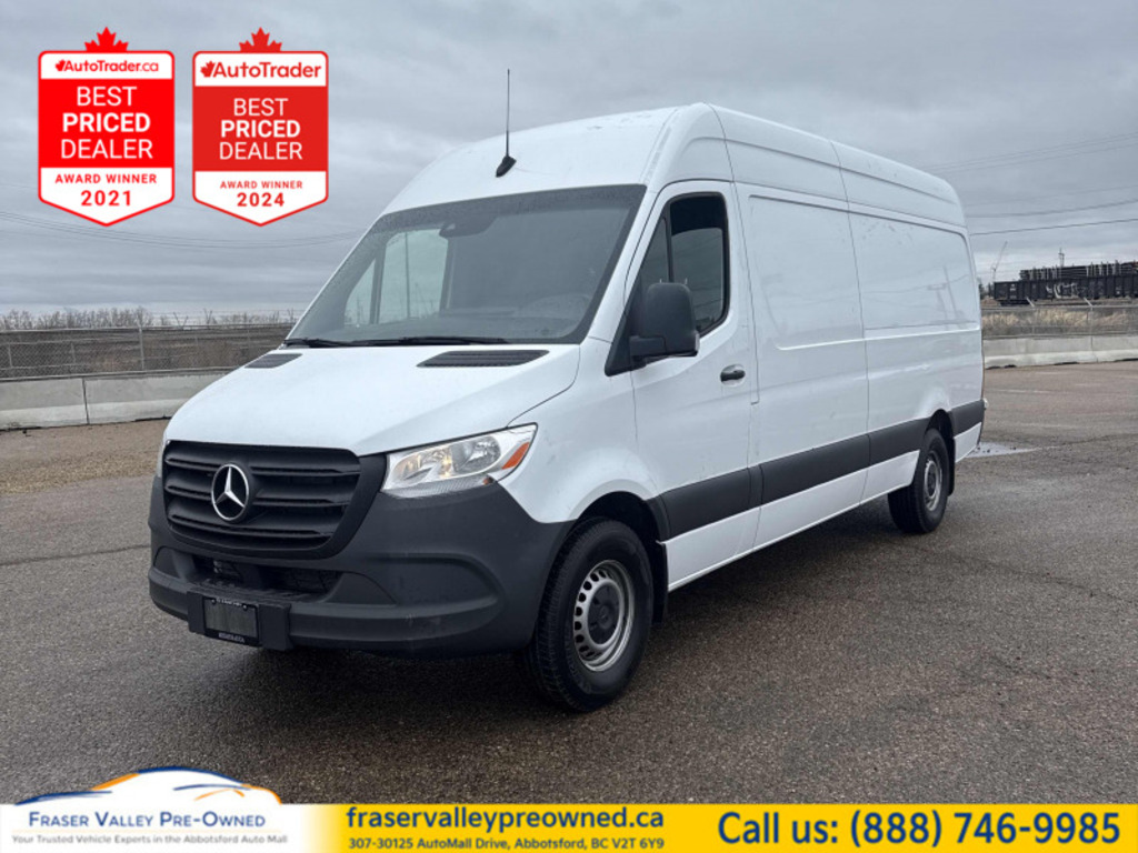 2023 Mercedes-Benz Sprinter Cargo Van 2500 High Roof I4 HO 170  3-Pass. Leather.