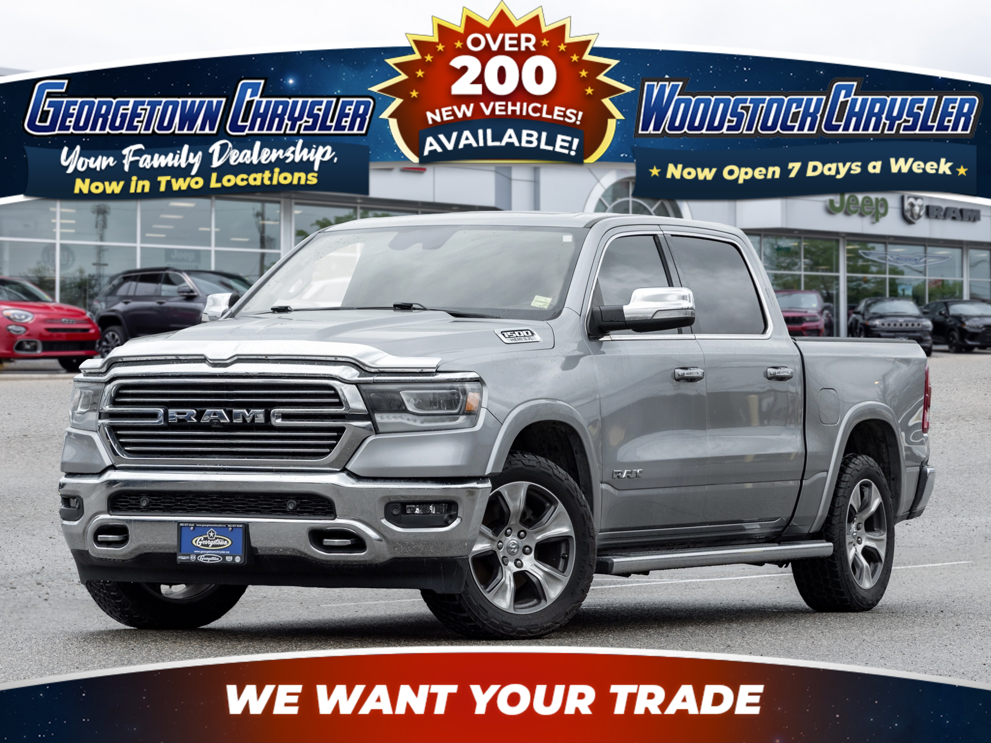 2019 RAM 1500 Laramie Crew Cab 4WD