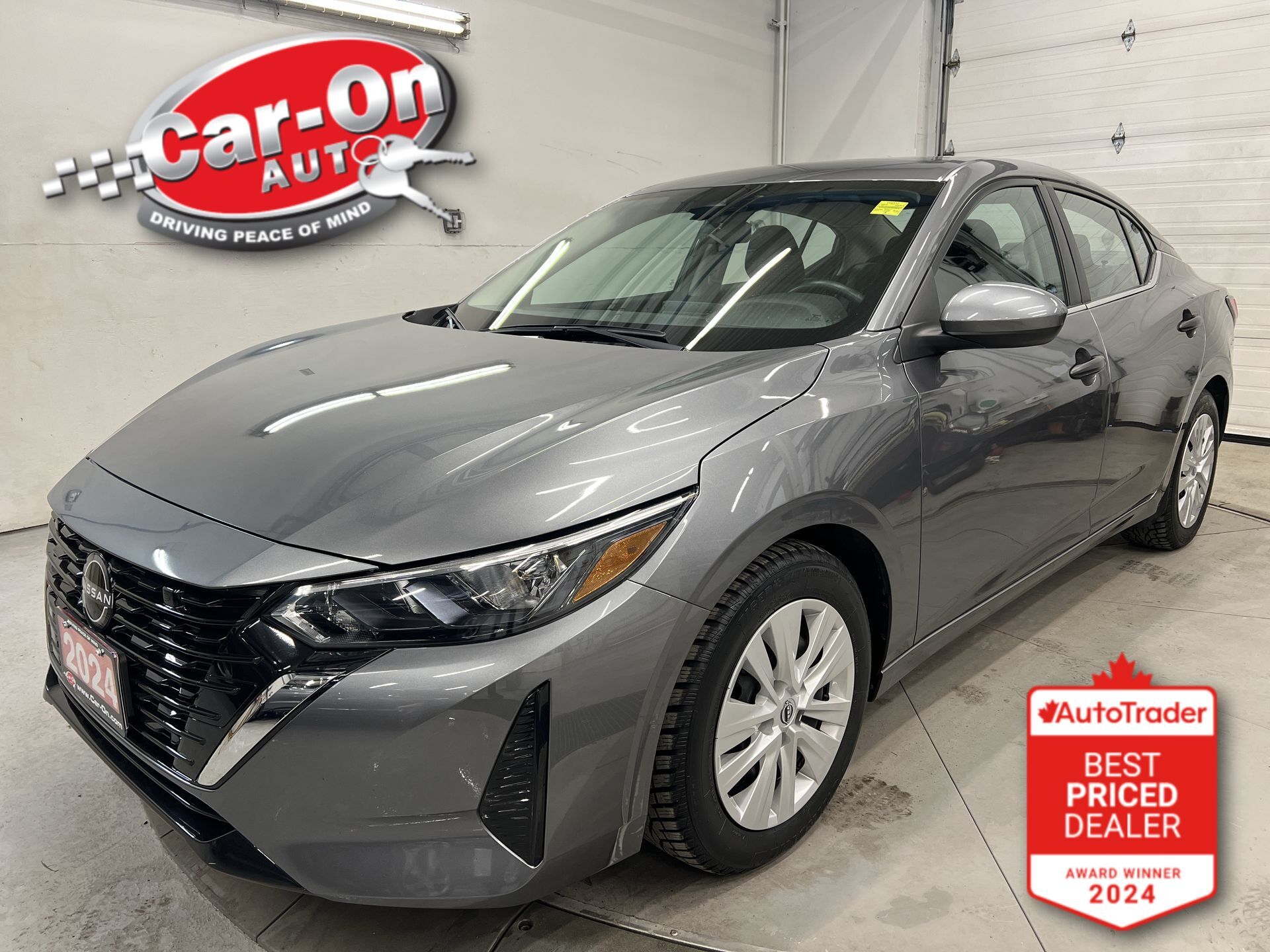 Gray 2024 Nissan Sentra Sedan Front-Wheel Drive Automatic