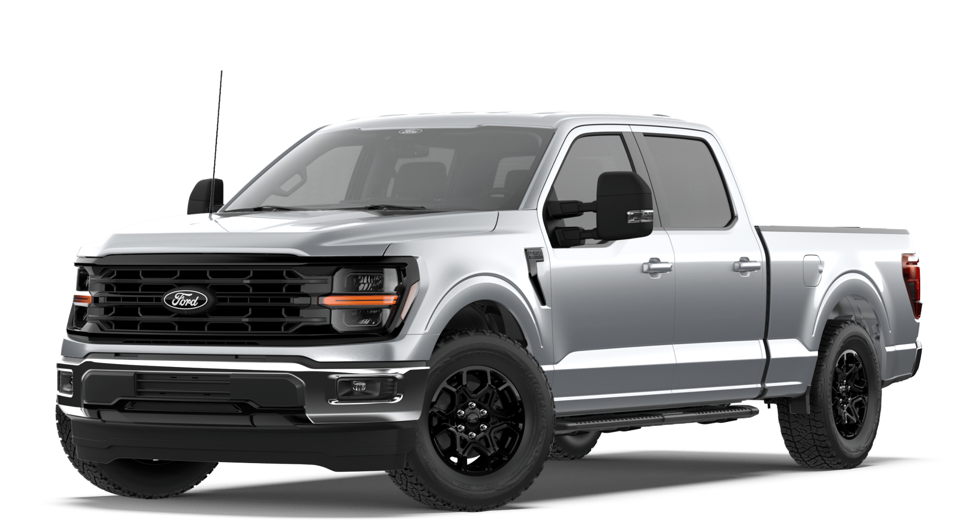 Silver 2026 Ford F-150 XLT SuperCrew 4WD Pickup Truck Four-Wheel Drive Automatic