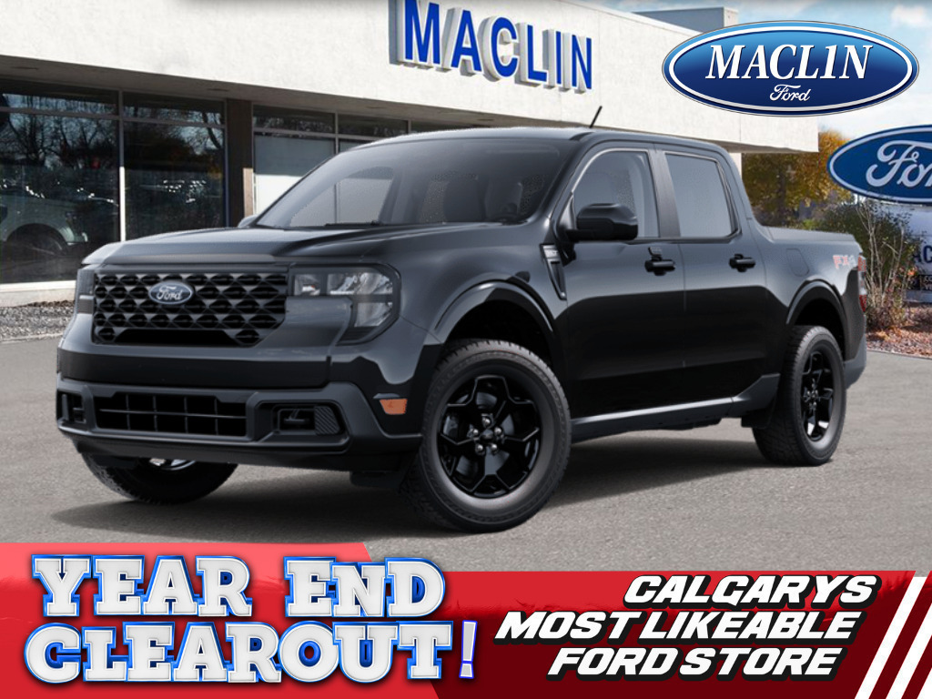 Black 2026 Ford Maverick XLT SuperCrew AWD Pickup Truck All-Wheel Drive 8-Speed Automatic