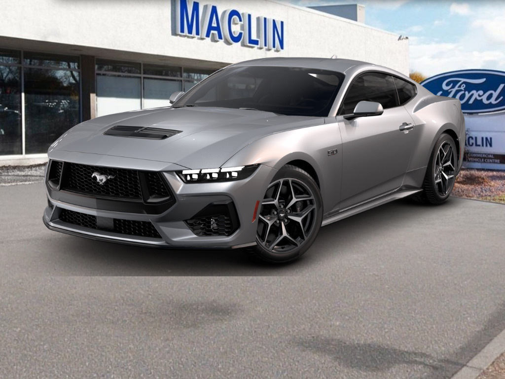 Silver 2026 Ford Mustang GT Premium Fastback RWD Coupe Rear-Wheel Drive Automatic