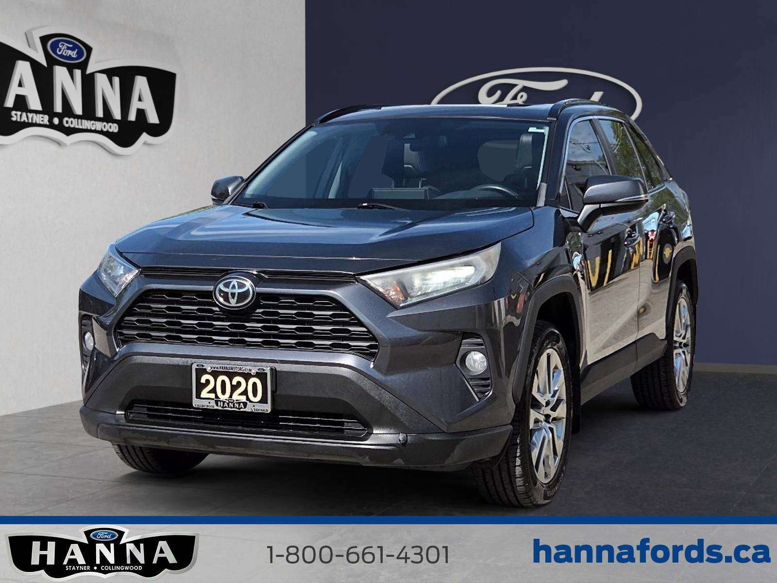 Gray 2020 Toyota RAV4 XLE AWD SUV / Crossover All-Wheel Drive 8-Speed Automatic