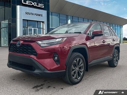 Red 2023 Toyota RAV4 Hybrid XLE AWD SUV / Crossover All-Wheel Drive Continuously Variable Transmission