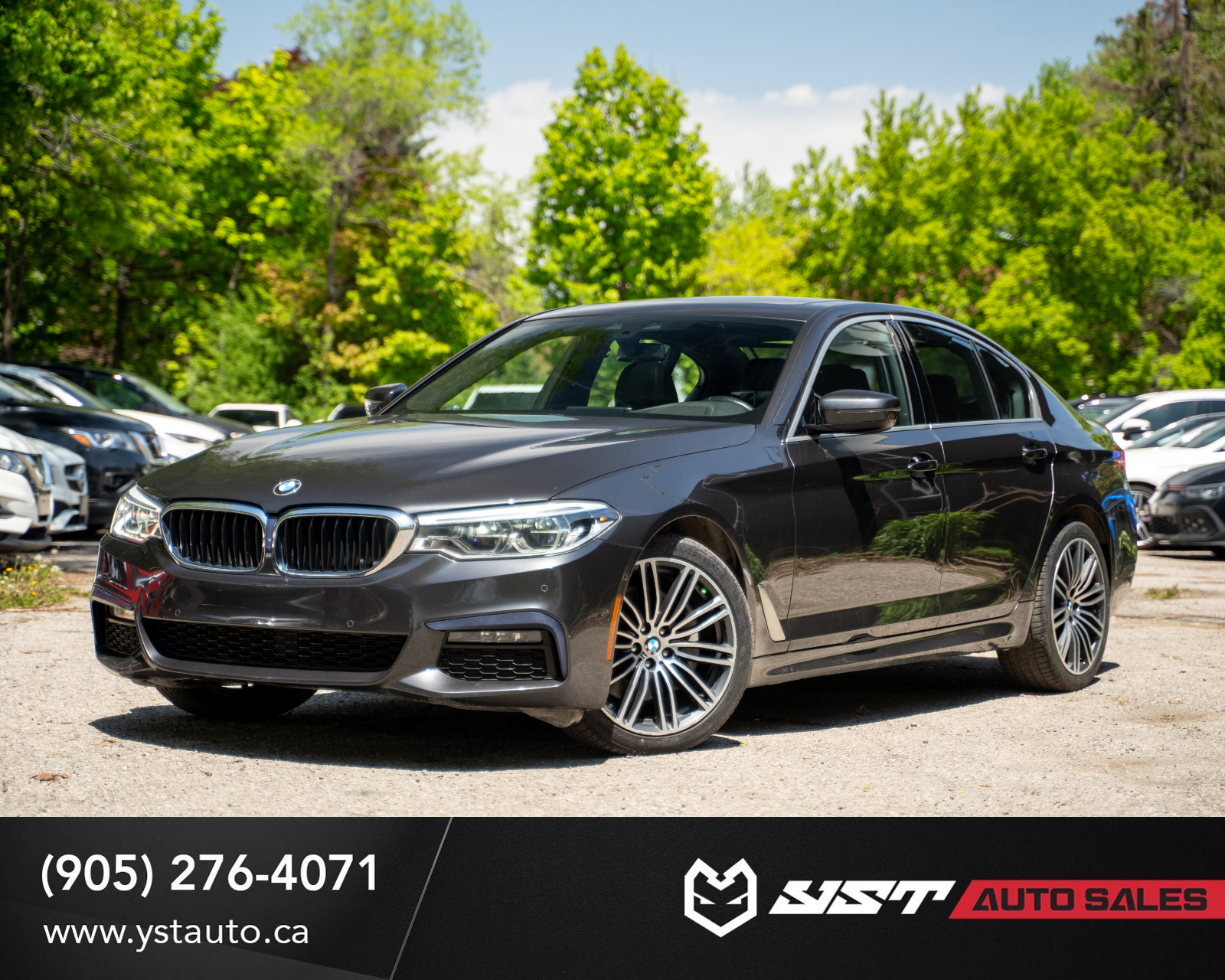 Black 2019 BMW 5 Series 530i xDrive Sedan AWD Sedan All-Wheel Drive 8-Speed Automatic
