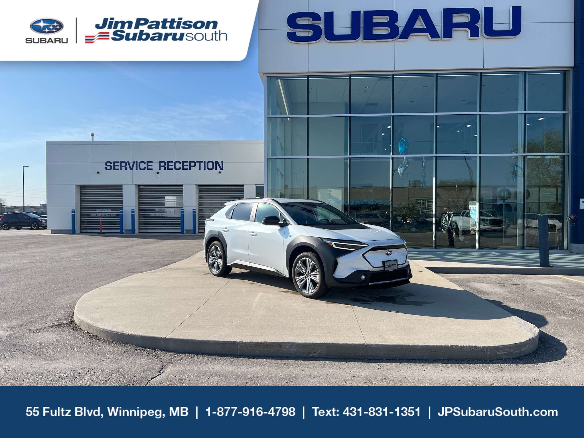 White 2024 Subaru Solterra Luxury AWD SUV / Crossover 1-Speed Automatic