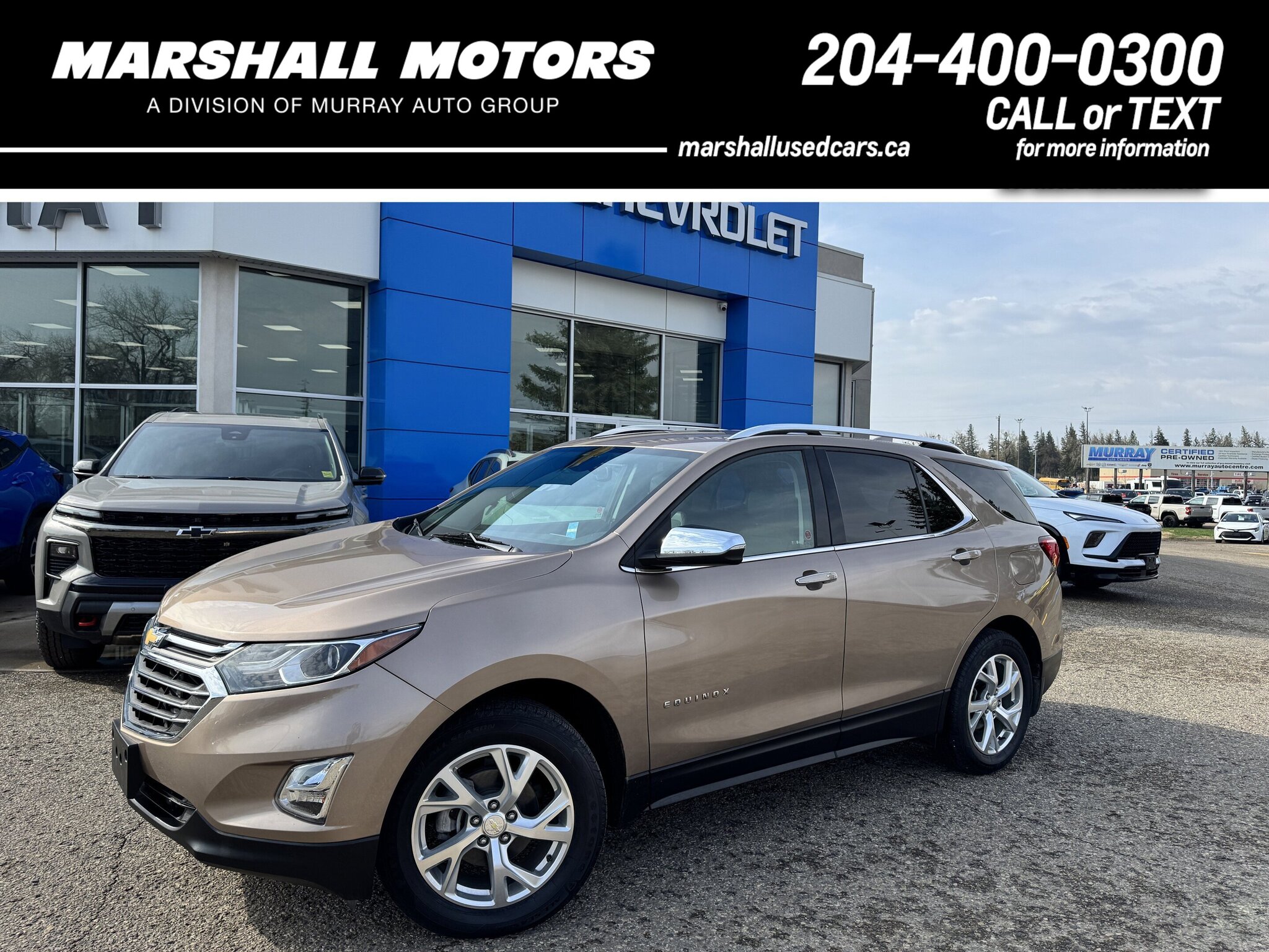 2018 Chevrolet Equinox %2Alocal Trade%2A No Accidents%2A Premier%2A Leather%2A Heated Seats%2A Power Seat%2A Apple Carplay%