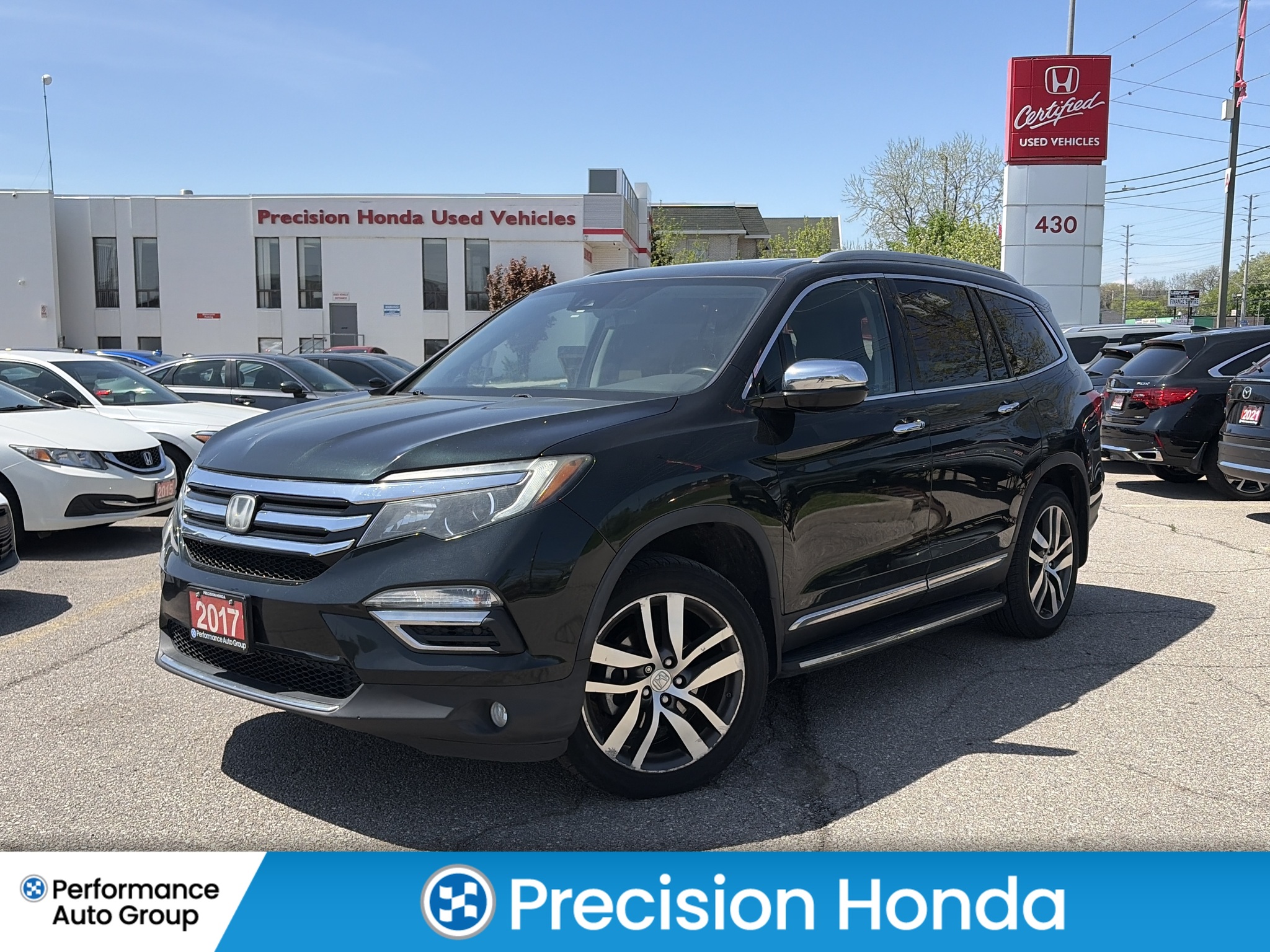2017 Honda Pilot Touring Navigation Leather Sunroof 7Pass