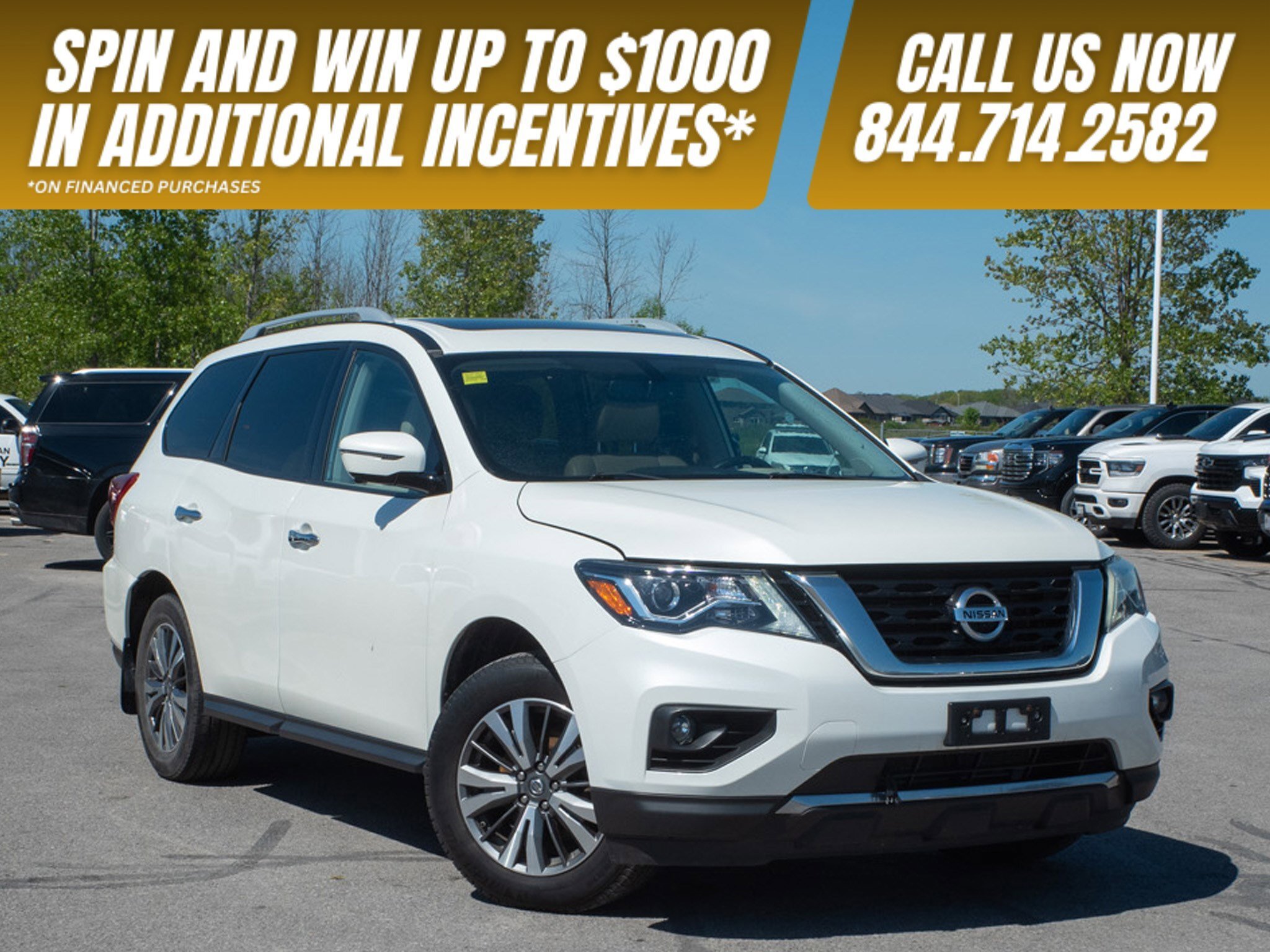 2017 Nissan Pathfinder - Adjustable Lumbar   Heated Mirrors