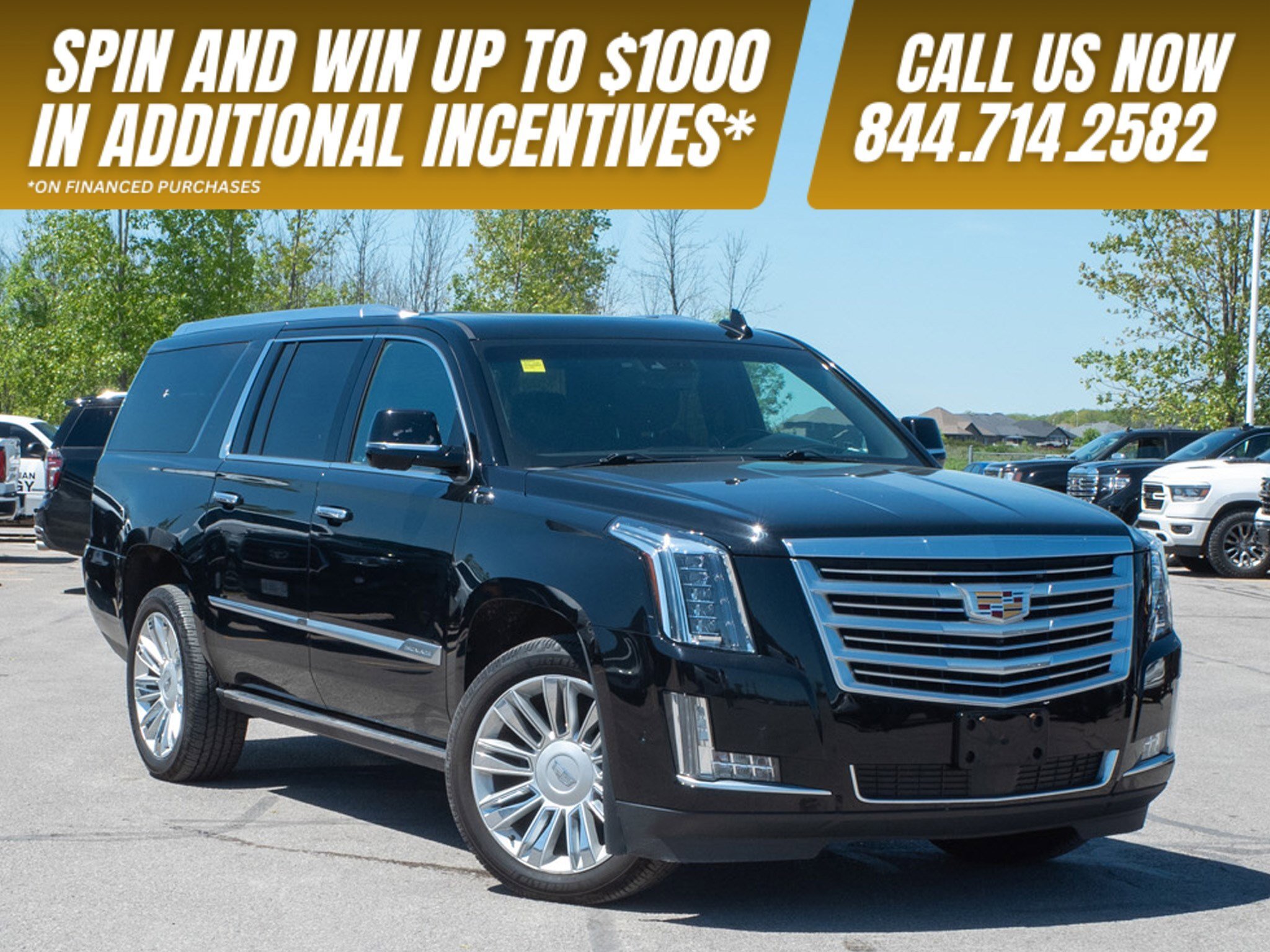 2019 Cadillac Escalade Platinum - Moonroof   Power Retractable Running Bo