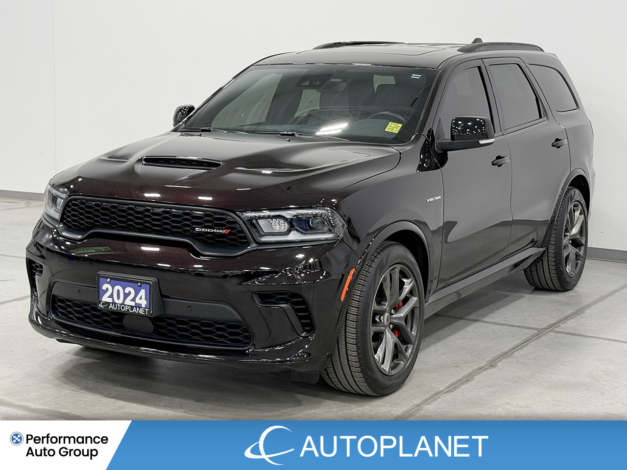 2024 Dodge Durango R/T Plus AWD, 6-Seater, Navi, Sunroof,Android Auto
