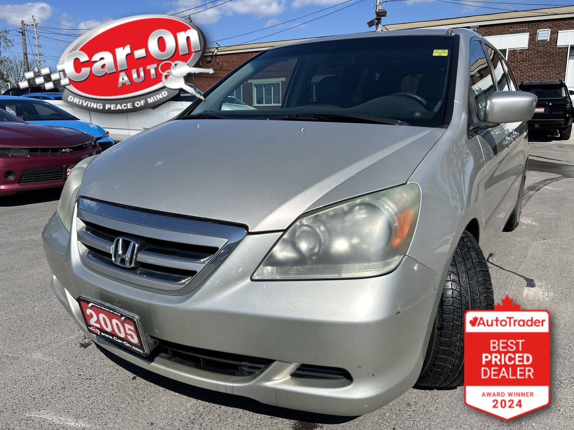 Silver 2005 Honda Odyssey Minivan Front-Wheel Drive Automatic