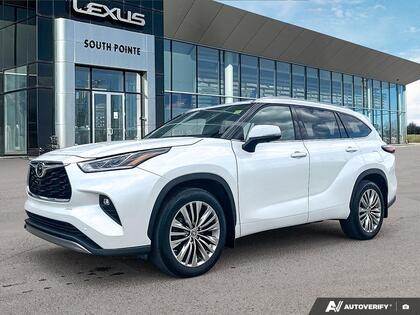 White 2024 Toyota Highlander Platinum AWD SUV / Crossover All-Wheel Drive 8-Speed Automatic