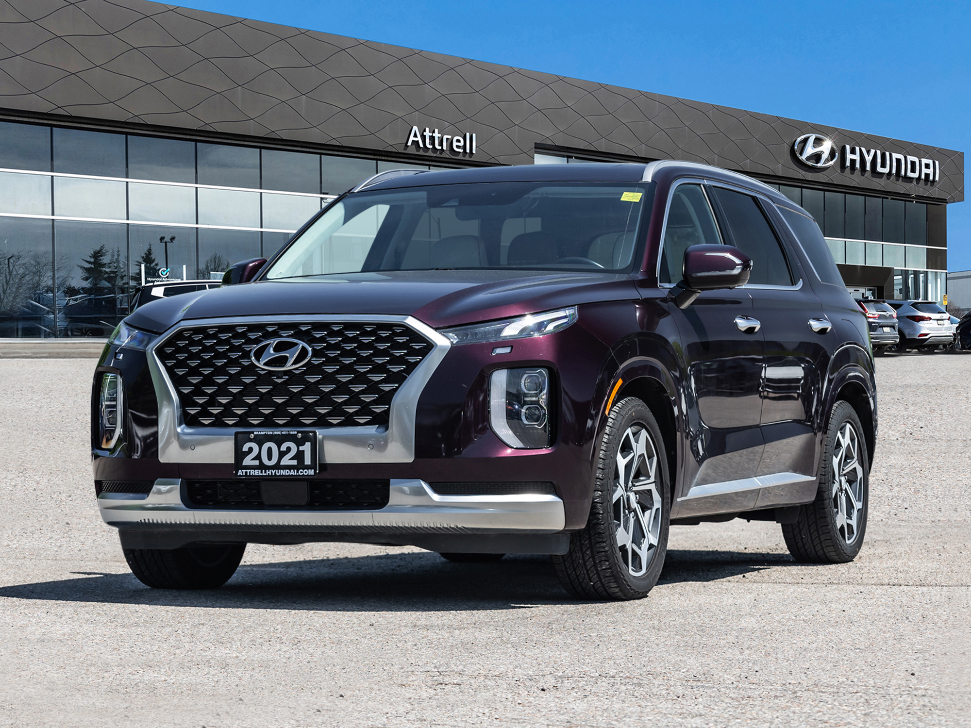 Red 2021 Hyundai Palisade Ultimate AWD SUV / Crossover 8-Speed Automatic