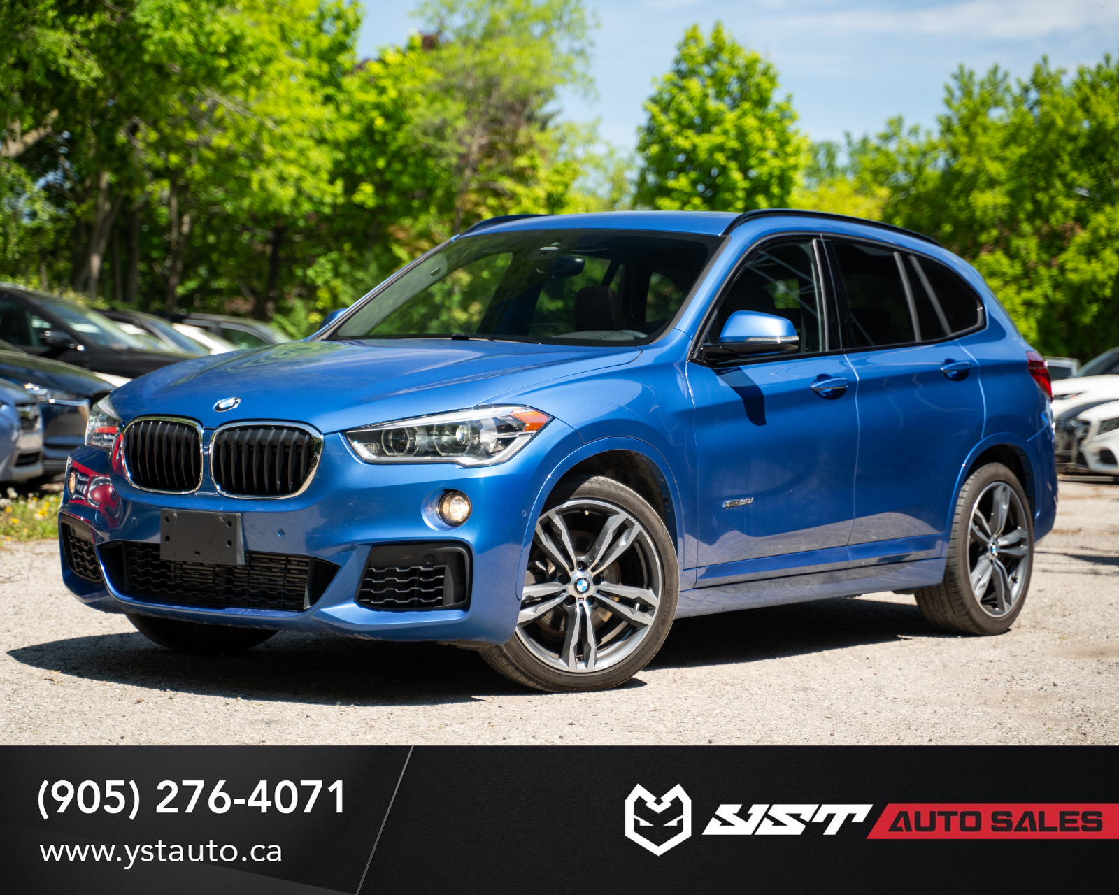 Blue 2018 BMW X1 xDrive28i AWD SUV / Crossover All-Wheel Drive 8-Speed Automatic
