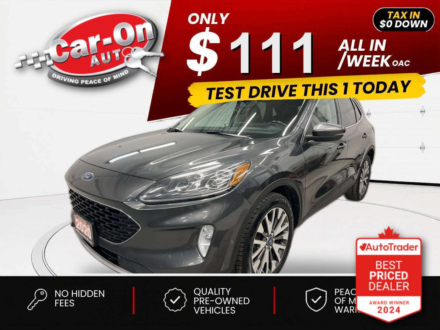2020 Ford Escape Hybrid Titanium AWD