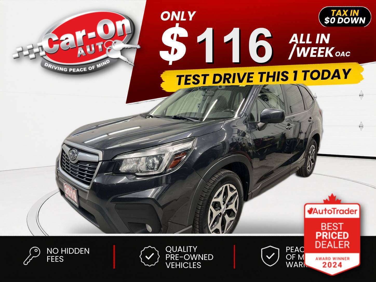 Gray 2019 Subaru Forester SUV / Crossover Automatic